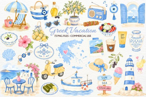 Download Coastal Greece Vacation PNG Clipart Sea - Vacation Collection