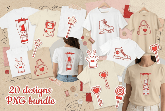 Download Cute Valentine Line Art PNG Bundle - Valentine line art Collection