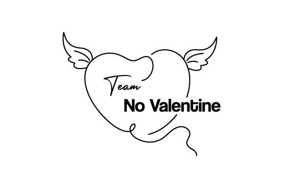 Download Team No Valentine Line Art - Valentine line art Collection