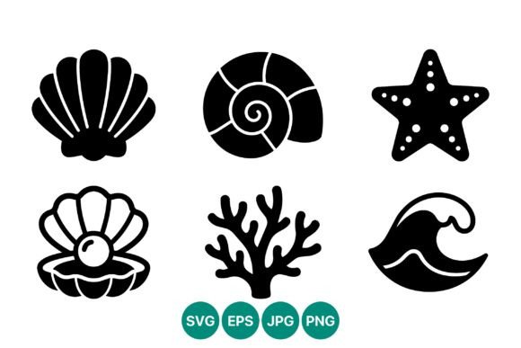 Download Ocean Shell Starfish Pearl Coral Wave - Shell Collection