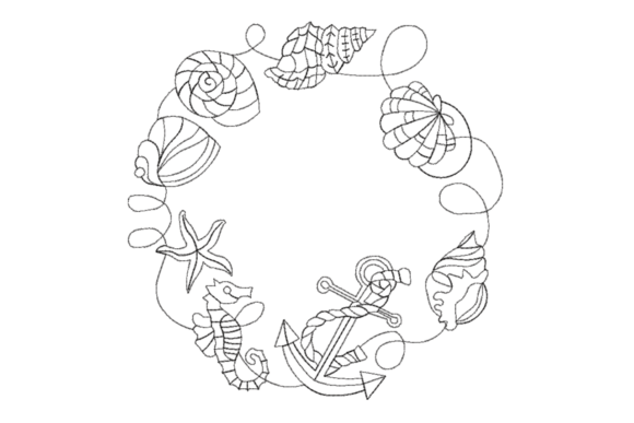 Download Nautical Shell Wreath - Shell Collection