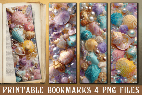 Download Colorful Rainbow Ocean Shell Bookmark - Shell Collection