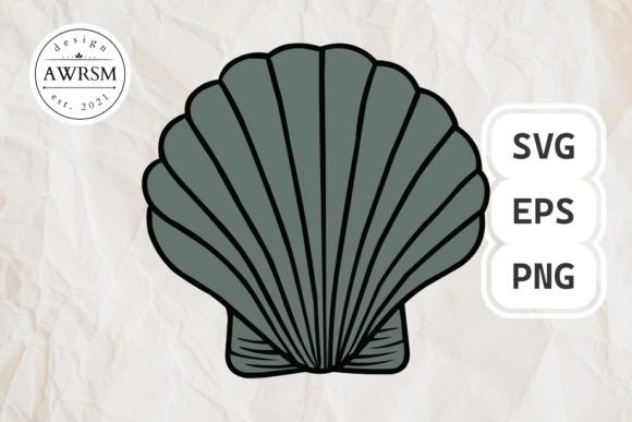 Download Clamshell SVG Vector, Seashell Clipart - Shell Collection