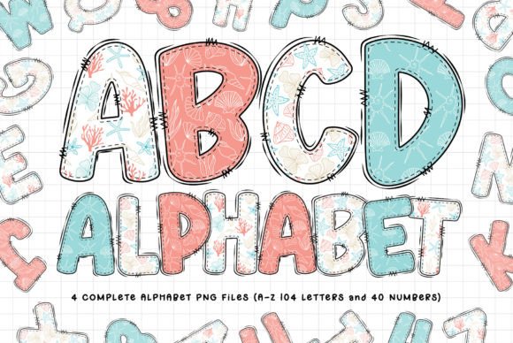 Download Shellfish Alphabet Letters Clipart - Shell Collection