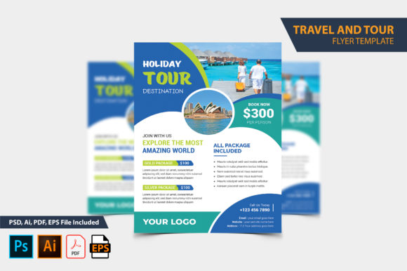 Download Vacation Travel &amp; Tour Flyer Design - Vacation Collection